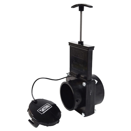 Valterra WASTE VALVE, 3IN HUB X 3IN BAYONET CAP T50